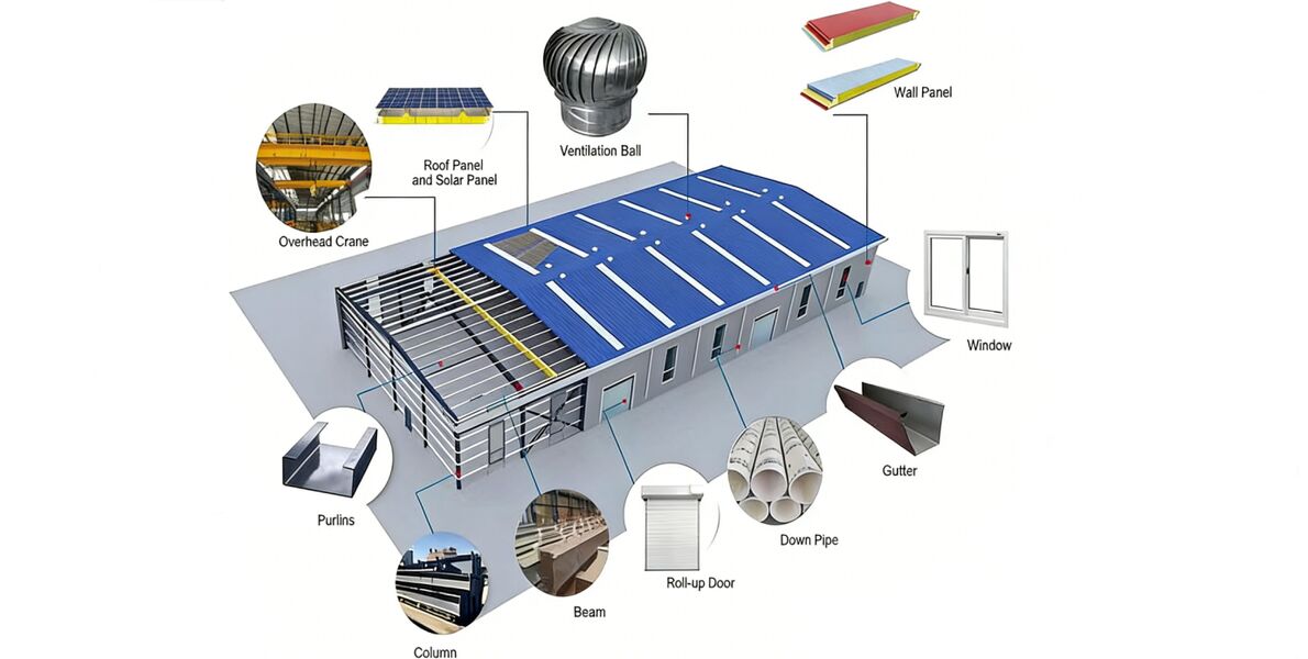 Prefab стальной склад