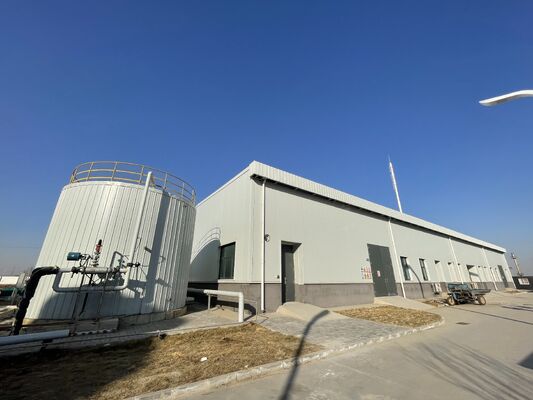 High Strength H-Beam Steel Structure Workshop Prefab Industrial Metal Building with Fireproof Panel Option