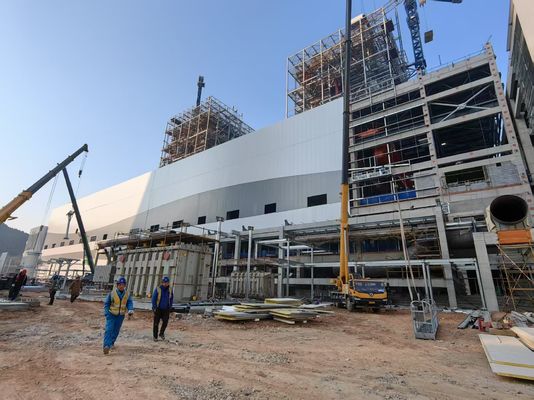 Более 50 лет Структурная Структура Стальная Структура Стартовая сталь Стальная сталь современный склад Общее решение для проектов