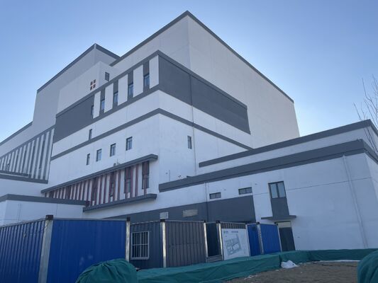 1000 квадратных метров Сборный каркас из горячеоцинкованной рамы Логистический цех Промышленное здание Коммерческое здание Стальная конструкция Склад