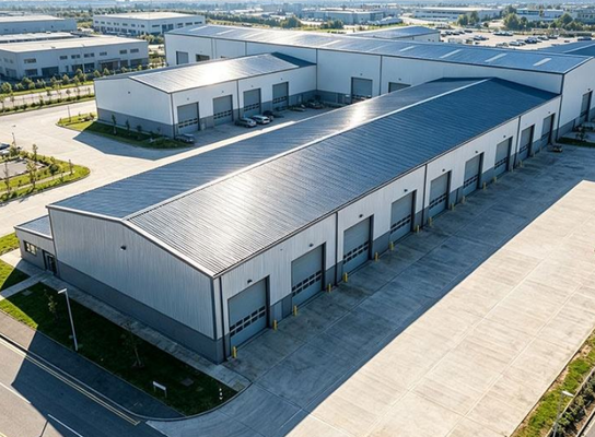 Cheap Modern Prefabricated Steel Structure Warehouse with Galvanized Surface and High Wind Resistance